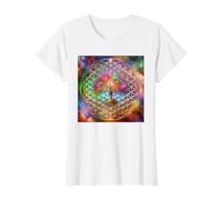 Arbre de Vie T-Shirt Graphique avec Valeur, Femme, Blanc, XL