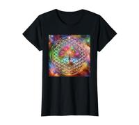 Arbre de Vie T-Shirt Graphique avec Valeur, Femme, Noir, L
