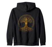 Arbre de Vie Viking Midgard Thor Valhalla Sweat à Capuche