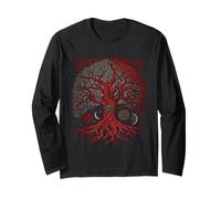 Arbre De Vie Vikings Midgard Thor Valhalla Manche Longue