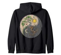 Arbre de Vie, Yin et Yang, bonsaï Japonais, Symbole Sweat à Capuche