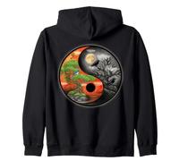 Arbre de Vie, Yin et Yang, bonsaï Japonais, Symbole Sweat à Capuche