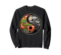Arbre de Vie, Yin et Yang, bonsaï Japonais, Symbole Sweatshirt
