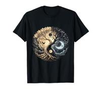 Arbre de Vie Yin Yang Taoïste Feng Shui Méditation T-Shirt