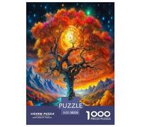Arbre de viePuzzles De 1000 Pièces pour Adultes Et Enfants Jeux Familiaux fantaisieDifficile pour La Décoration Intérieure Idée De Cadeau Géniale38x26cm/1000pcs