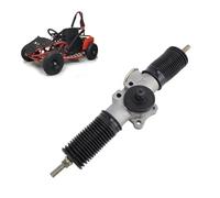 Arbre de Volant en Acier, Ensemble D'engrenage de Direction à Pignon de Crémaillère 30T 360 Mm, Ensemble D'arbre Réglable, Remplacement pour Go Kart ATV UTV Quad Drift Trike