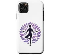 Arbre de Yoga Position Arbre de Vie Feuilles Vrksasana Coque pour iPhone 11 Pro Max