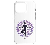 Arbre de Yoga Position Arbre de Vie Feuilles Vrksasana Coque pour iPhone 16 Pro