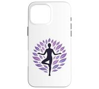 Arbre de Yoga Position Arbre de Vie Feuilles Vrksasana Coque pour iPhone 16 Pro Max
