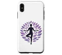 Arbre de Yoga Position Arbre de Vie Feuilles Vrksasana Coque pour iPhone XS Max