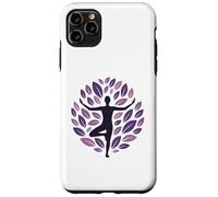 Arbre de Yoga Vrksasana Position Arbre de Vie avec Feuilles Coque pour iPhone 11 Pro Max