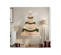 Arbre décoratif - - 150 cm - Bois massif - Asymétrique - Marron