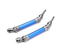 Arbre D'entraînement Avant, Remplacement D'assemblage d'arbre D'assemblage Détachable pour Voiture Traxxas Slash Rustler Vxl 4x4 4wd 1/10 RC(Bleu)