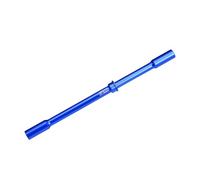 Arbre d'entraînement central en alliage d'aluminium 7075-T6 pour Traxxas Mini Rally VXL Ford RS200-108046-1 améliorations - Bleu