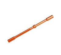 Arbre d'entraînement central en alliage d'aluminium 7075-T6 pour Traxxas Mini Rally VXL Ford RS200-108046-1 améliorations - Orange