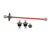 Arbre D'entraînement Central Moteur Engrenage Différentiel Ensemble Pratique Haute Résistance RC Accessoire De Voiture Alliage Matériel Approprié pour 1/14 RC Voiture 144001 (Rouge)