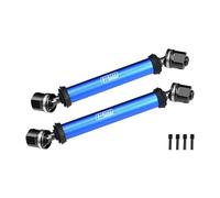 Arbre d'entraînement CVD central en acier au carbone 4140 + alliage 6061-T6 pour kit optique Vanquish 1:10 H10/Yokohama RTR/Sparco RTR Rock Crawler Upgrades - Bleu