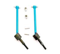Arbre d'entraînement CVD en métal Compatible avec la Voiture de Tourisme Tamiya TT01 TT02 1/10 RC(Blue)