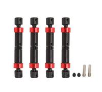 Arbre D'entraîNement De Voiture Rc, Arbre Central En Acier De 80 à 100mm, Installation Facile, PièCes De Voiture Rc à Faible Bruit Pour Axial Scx10 90046 Cc01 1/10 Noir
