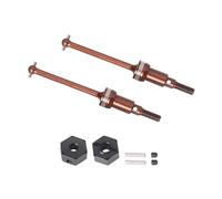 Arbre D'entraînement pour Arrma pour Mojave pour Grom 1/14 RC Voiture Camions De Course Courte Arbre Transmission Avant Arrière en Métal Accessoires De Mise À Niveau(Back CVD 1 Pair)