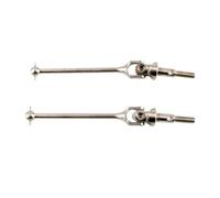 Arbre D'entraînement pour HSP 94101 94102 94103 94123 102015 02003 02033 1/10 RC Car Metal pour Universal Dogbone Shaft on-Road Drift Upgrade Part(Silver)