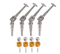 Arbre D'entraînement pour MJX pour Hyper Go 16207 8 9 10 H16 H16BM H16PL 1/16 14210 H14bm 1/14 RC Car Écrou D'accouplement Métallique CVD pour Arbre Transmission Pièces Et Accessoires(Yellow)