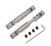 Arbre D'entraînement pour MN99S pour MN98 2024 1:12 RC Car 2nd Upgrade Accessoires Pièces Arbre De Transmission en Acier 55-69 Mm en Métal(2Pcs)