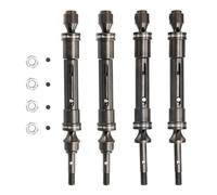 Arbre D'entraînement pour Traxxas pour Slash pour Rustler pour Stampede pour VXL 1/10 RC Voiture Arbre De Transmission Avant arrière 4x4 en Acier CVD Robuste(2Front and 2Rear)