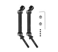 Arbre D'entraînement pour Traxxas pour Slash SLA017 SLA018 1/10 RC Car Arbre De Transmission Avant Arrière en Acier CVD Robuste 4x4 Noir(Rear 2pcs)