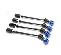 Arbre d'entraînement RC Compatible avec Traxxas pour MAXX pour Widemaxx, 4 Pièces, Arbre D'entraînement Étendu en Acier CVD avec Roue Cannelée Hexagonale 1/10 RC, Pièces De Voiture