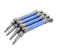 Arbre d'entraînement RC Compatible avec Traxxas pour Rustler pour Stampede pour Hoss VXL 4X4 1/10 RC Pièces De Mise À Niveau Voiture 4 Pièces Arbre D'entraînement Avant Et Arrière en Métal CVD