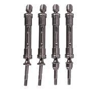 Arbre d'entraînement RC Compatible avec Traxxas pour Slash pour Rustle pour Stampede pour VXL 4X4 1/10 RC Pièces De Mise À Niveau 4 Pièces Arbre D'entraînement Avant Et Arrière en Métal