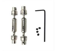 Arbre d'entraînement RC Compatible Con WPL C64 C74 1/16 Piezas De Repuesto Para Coche De Control Remoto, Juego De Eje De Transmisión Delantero Y Trasero De Metal