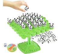 Arbre d'Équilibre Panda,Jeu d'Équilibre et de Concentration sur Le Thème Panda | Jeu De Table Interactif Parents-| pour Garçons Filles Famille Fête École Maternelle