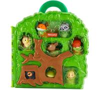 Fisher-Price Jouet pour tout-petits Little People Mallette Forest Friends avec figurines HWB29