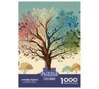 Arbre des Quatre Saisons Puzzle 1000 Pièces Educa Jouet en Bois Cadeau Unique De l'art De La Décoration Jeu Éducatif Challenge Toy Adultes Et Enfants À Partir De 14 Ans 38x26cm/1000pcs