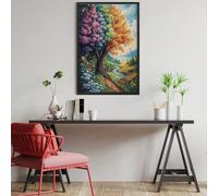 Arbre des Quatre Saisons Puzzles 1000 Pièces pour Adultes Educa Artistique Décoration Intérieure Assemblage Amusant Relaxation Challenge Famille 1000 PCS
