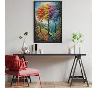 Arbre des Quatre Saisons Puzzles 1000 Pièces pour Adultes Educa Jeu De Créativité Qualité Supérieure Détente Décoration Intérieure Cadeau De Noël 1000 PCS
