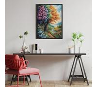 Arbre des Quatre Saisons Puzzles 500 Pièces pour Adultes Educa Challenge Créatif Difficile 3D Qualité Supérieure Décoration Moderne Relaxation Cadeau 500 PCS