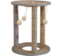 Arbre d'escalade pour chat, nid de chat, griffoir vertical monobloc, plate-forme de saut pour chat, broyeur à griffes, jouet pour chat, étagère pour chat, arbre à chat (taille : grande) vision