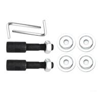 Arbre d'extension pour meuleuse d'établi, trou intérieur de 8 mm, adaptateur d'arbre de moteur en acier au carbone, compatible avec meuleuses d'angle et polissage Whe