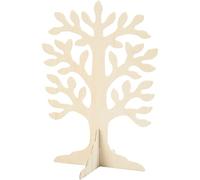 Creativ Company Arbre en bois 30 x 21,5 cm Bois massif Beige 1 pièce