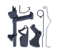 Arbre d'interrupteur de Tige de Starter Compatible de l'accélérateur Aigneur et kit de Ressort Compatible avec 017 018 ms 170 ms 180 Pièces d'outils de Jardin de tronçonneuse