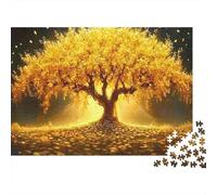 Arbre d'or Fantasy Puzzle 1000 Pièces Educa Jouet Jeu D'Intelligence Décoration Intérieure intéressant Jeu Éducatif Challenge Toy Adultes & Enfants des 14 Ans 38x26cm/1000pcs