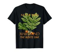 Arbre du Territoire du Maryland : Le chêne Blanc T-Shirt