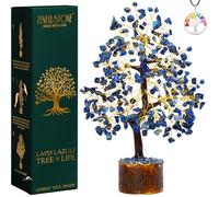 Arbre en Cristal de Lapis Lazuli pour la Sagesse et la Vérité - Décoration pour la Maison et Le Bureau | Bonsaï Fait Main pour la Communication et la Clarté de la Pensée | Cadeau de Perspicacité