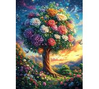 Arbre en Fleurs avec des Fleurs Puzzles 300 Pièces pour Adultes Educa Jeu De Réflexion Créatif Qualité Supérieure Détente Décoration Murale Assemblage 300 PCS