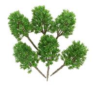 Arbre En Plastique De Calibre 1:30 O, Train, Chemin De Fer, Rue, Table De Sable, Disposition Des Bâtiments, 6 Pièces