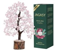 Arbre en quartz rose - Arbre à cristaux de guérison, cristaux et pierres de guérison, arbre en cristal pour énergie positive, cadeau spirituel, bonsaï, décoration de maison, décoration de quartz rose