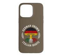 Arbre Familial avec Racines Italiennes cultivées en Allemagne Coque pour iPhone 15 Pro Max